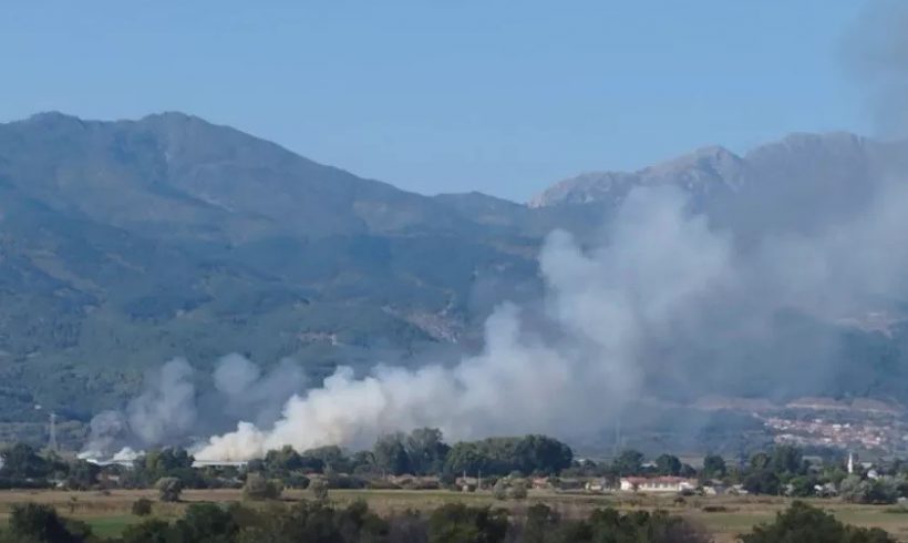 Φωτιά στα Εκκοκκιστήρια Βάμβακος της ΕΑΣ Ροδόπης κινητοποίησε την Πυροσβεστική￼