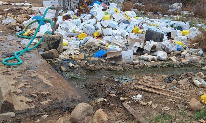 Tραγική κατάσταση σε σημεία υδροληψίας του Δήμου Μαρωνείας Σαπών