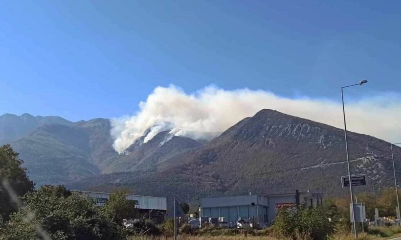 Καίει για τέταρτη μέρα η φωτιά στο Παγγαίο – 380 πυροσβέστες στη μάχη με τις φλόγες